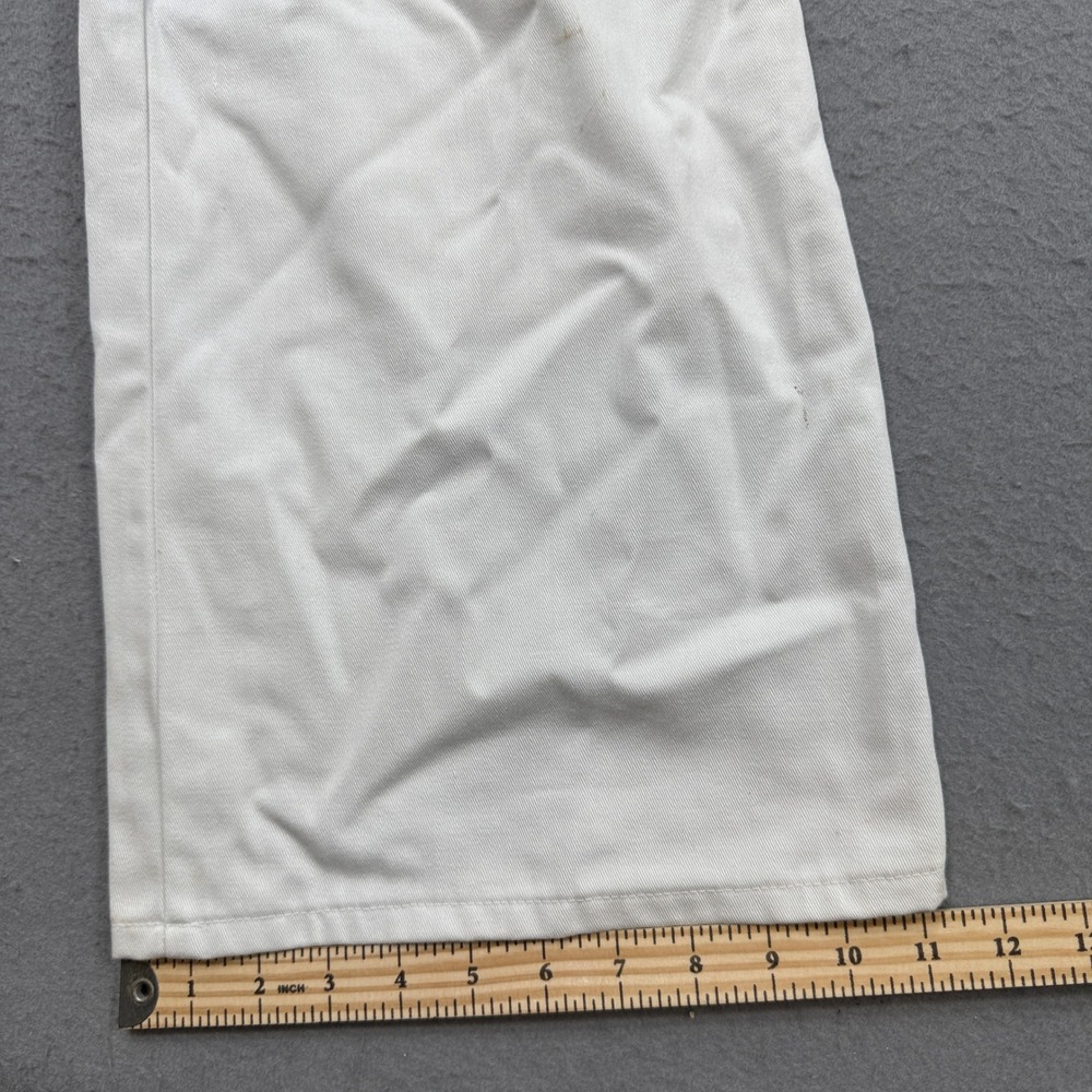 Vintage 70s Levis Bell Bottoms Womens 24/2 White Elephant Bells High Rise Hippie - Picture 6 of 8